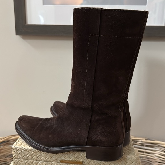 PRADA Brown Suede Boots - Picture 7 of 7